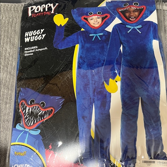 Costumes | Huggy Wuggy Kids Costume Blue | Poshmark